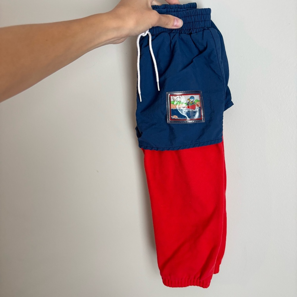 Vintage peanuts snoopy sweatpants with attached shorts size 24 mo
